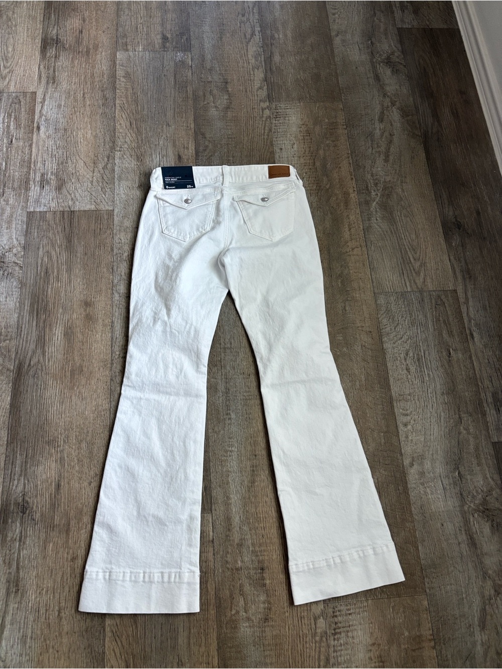 NWT AE Strech Super Low Rise Kick Bootcut Jean - Picture 5 of 7